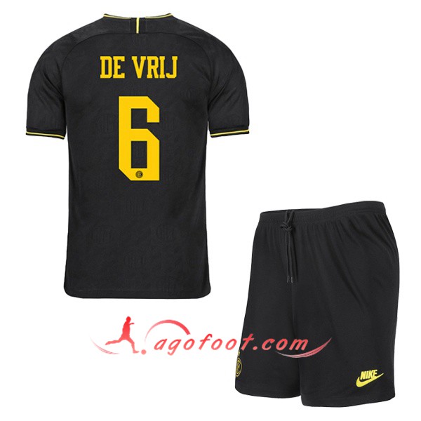 Ensemble Maillots Foot Inter Milan (DEVRIJ 6) Enfant Third 19/20