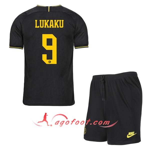 Ensemble Maillots Foot Inter Milan (LUKAKU 9) Enfant Third 19/20