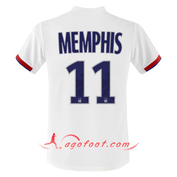 Maillot Foot Lyon OL (MEMPHIS 11) Domicile Floqué 19/20