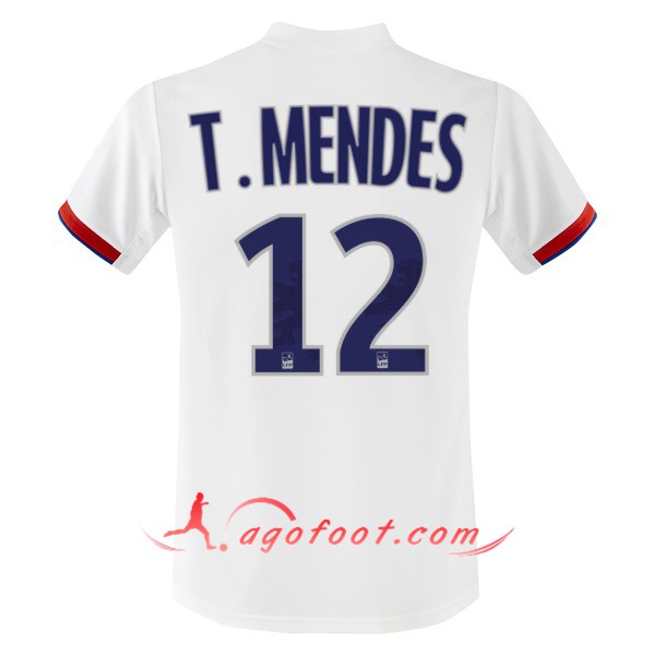 Maillot Foot Lyon OL (T.MENDES 12) Domicile Floqué 19/20