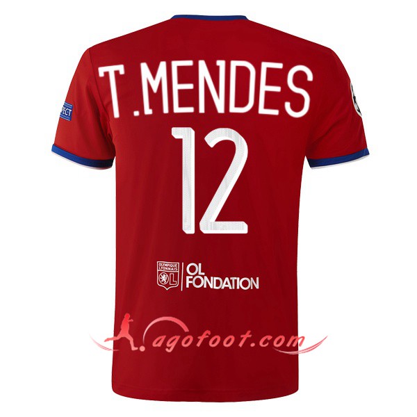 Maillot Foot Lyon OL (T.MENDES 12) Third Floqué 19/20
