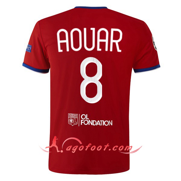 Maillot Foot Lyon OL (AOUAR 8) Third Floqué 19/20