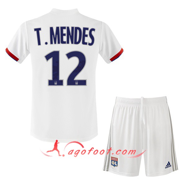 Ensemble Maillots Foot Lyon OL (T.MENDES 12) Enfant Domicile 19/20