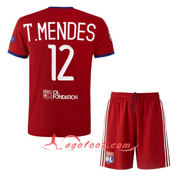 Ensemble Maillots Foot Lyon OL (T.MENDES 12) Enfant Third 19/20