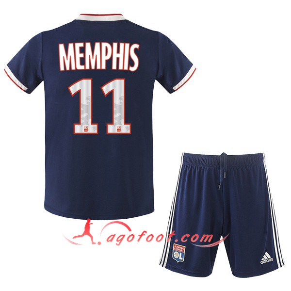 Ensemble Maillots Foot Lyon OL (MEMPHIS 11) Enfant Exterieur 19/20