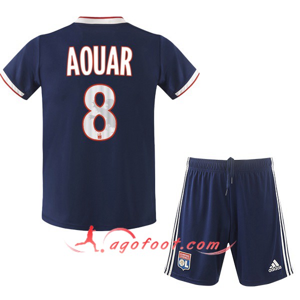 Ensemble Maillots Foot Lyon OL (AOUAR 8) Enfant Exterieur 19/20
