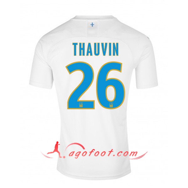 Maillot Foot Marseille OM (THAUVIN 26) Domicile Floqué 19/20