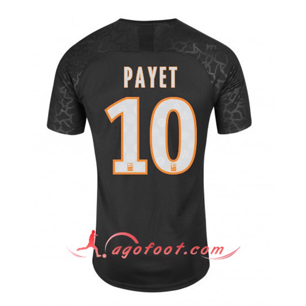 Maillot Foot Marseille OM (PAYET 10) Third Floqué 19/20