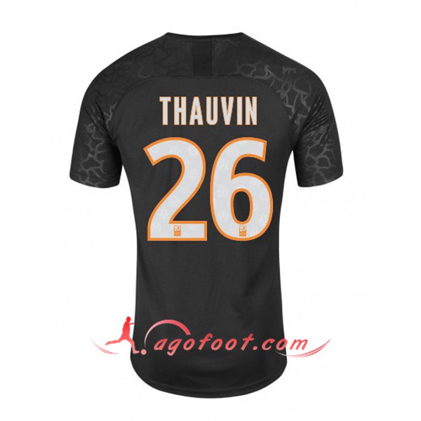 Maillot Foot Marseille OM (THAUVIN 26) Third Floqué 19/20