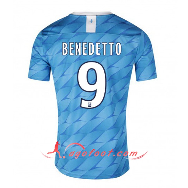 Maillot Foot Marseille OM (BENEDETTO 9) Exterieur Floqué 19/20