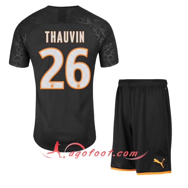 Ensemble Maillots Foot Marseille OM (THAUVIN 26) Enfant Third 19/20
