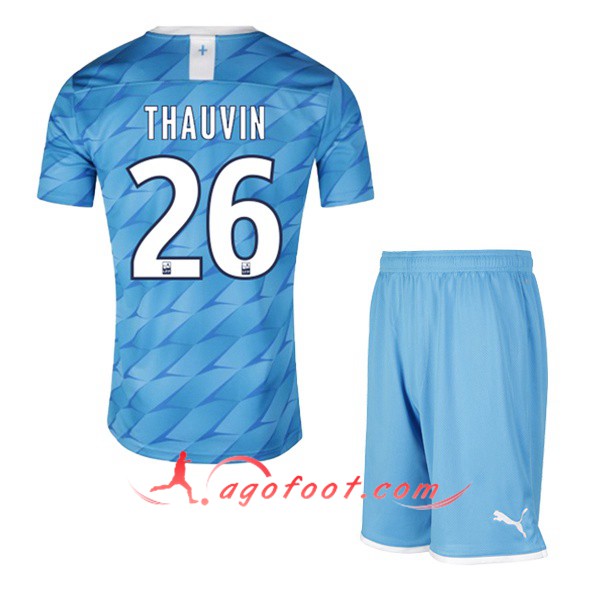 Ensemble Maillots Foot Marseille OM (THAUVIN 26) Enfant Exterieur 19/20