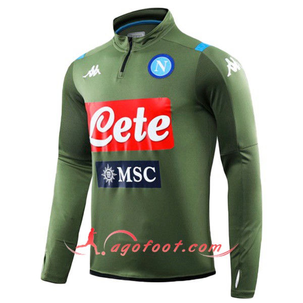 Nouveau Training Sweatshirt SSC Naples Vert Fonce 19/20