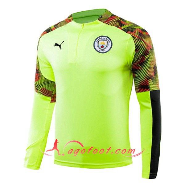 Nouveau Training Sweatshirt Manchester City Vert 19/20