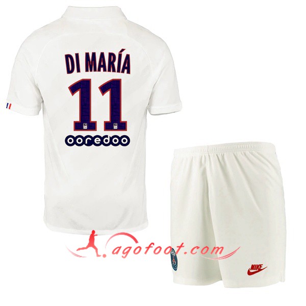 Ensemble Maillots Foot PSG (DI MARIA 11) Enfant Third 19/20