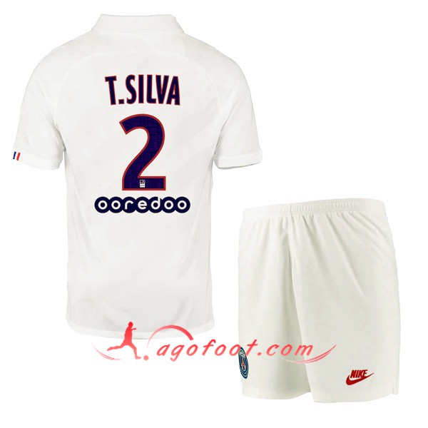 Ensemble Maillots Foot PSG (T.SILVA 2) Enfant Third 19/20