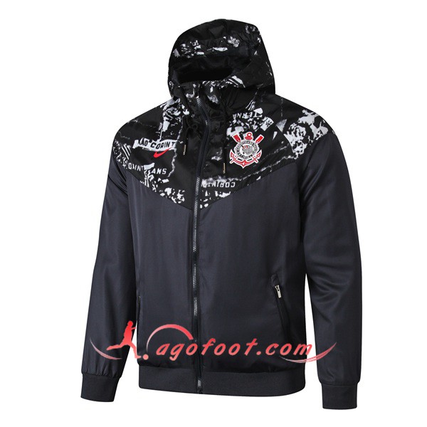 Nouveau Coupe Vent Corinthians Noir 19/20