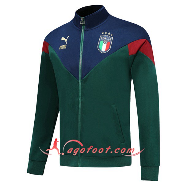 Nouveau Veste Foot Italie Vert 19/20