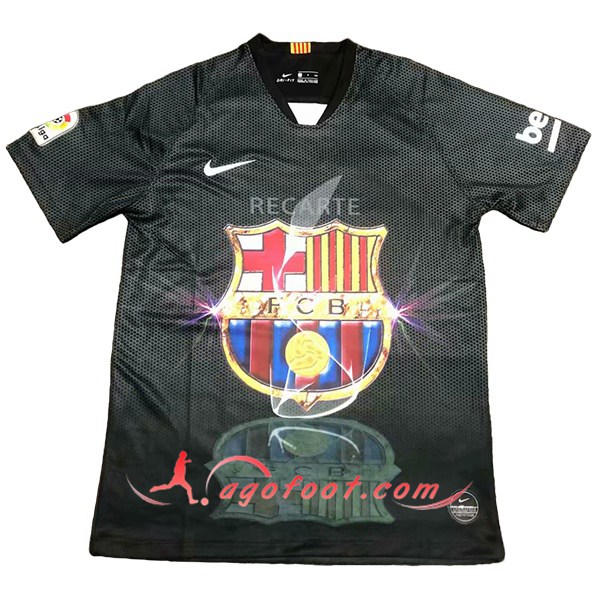 Maillot Foot FC Barcelone Version Classique Noir Floqué 19/20