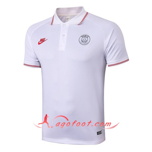 Polo Foot Paris PSG Rouge 19/20