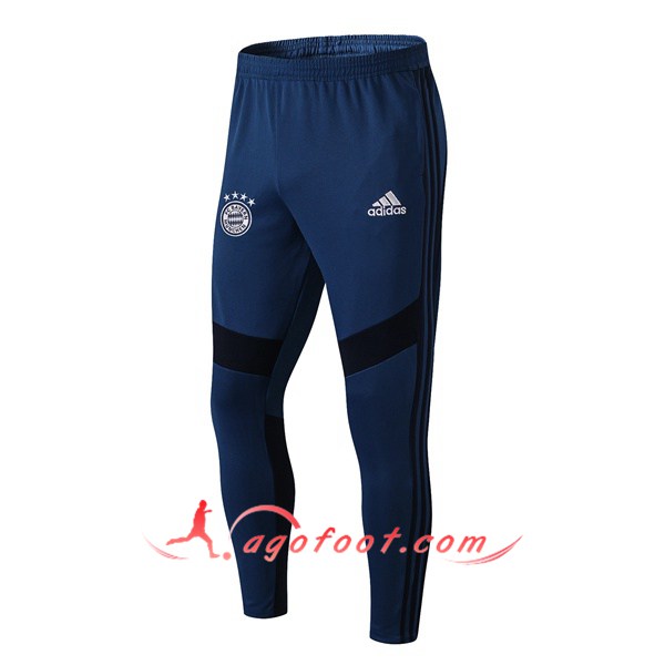 Nouveau Training Pantalon Bayern Munich Bleu Fonce 19/20