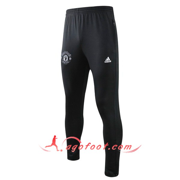 Nouveau Training Pantalon Manchester United Noir Blanc 19/20