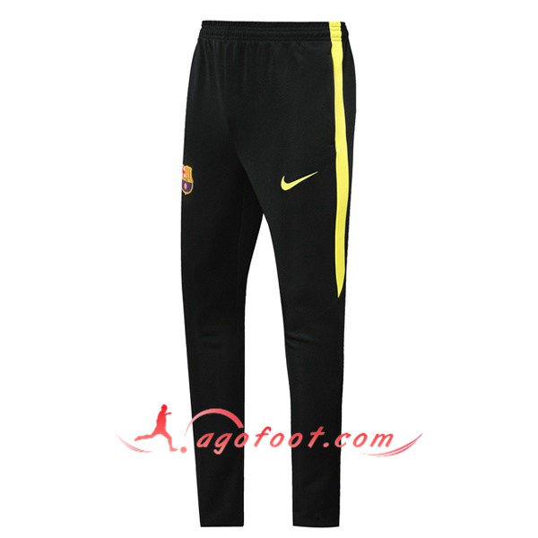 Nouveau Training Pantalon FC Barcelone Noir Jaune 19/20