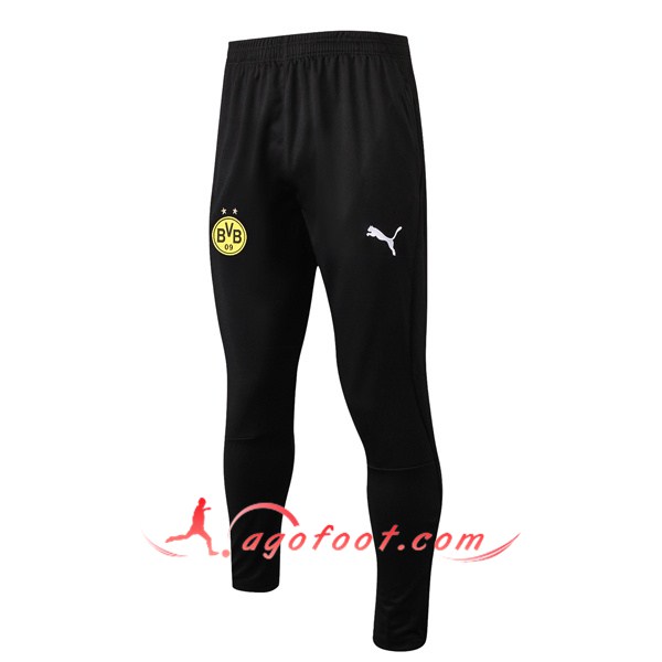 Nouveau Training Pantalon Dortmund BVB Noir Blanc 19/20