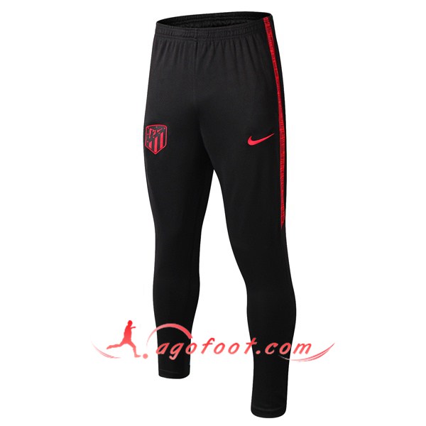Nouveau Training Pantalon Atletico Madrid Noir Rouge 19/20
