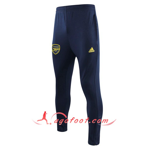 Nouveau Training Pantalon Arsenal Bleu Jaune 19/20