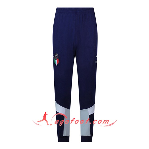 Nouveau Training Pantalon Italie Bleu Gris 19/20