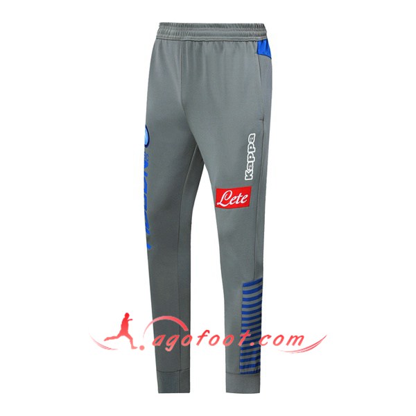 Nouveau Training Pantalon SSC Naples Gris 19/20