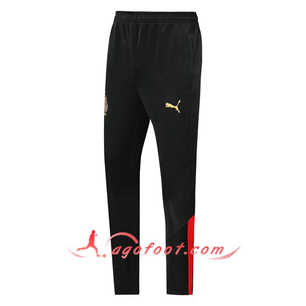 Nouveau Training Pantalon AC Milan Noir Jaune 19/20