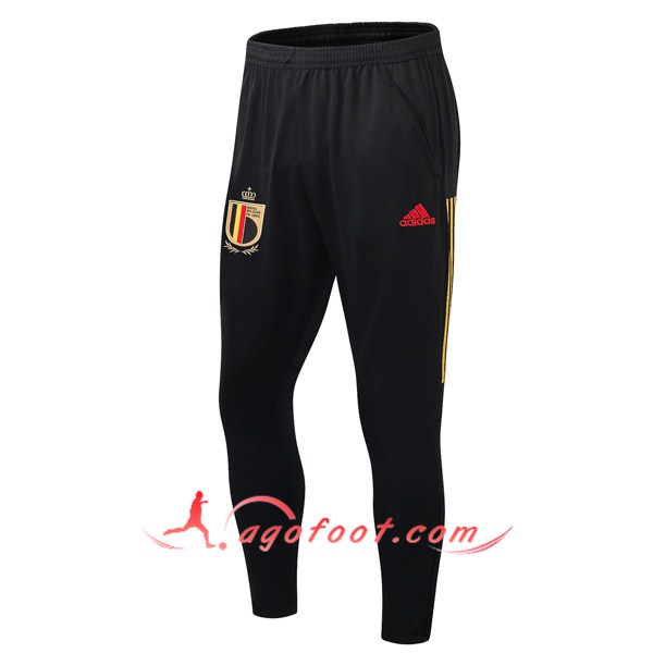 Nouveau Training Pantalon Belgique Noir Rouge 19/20