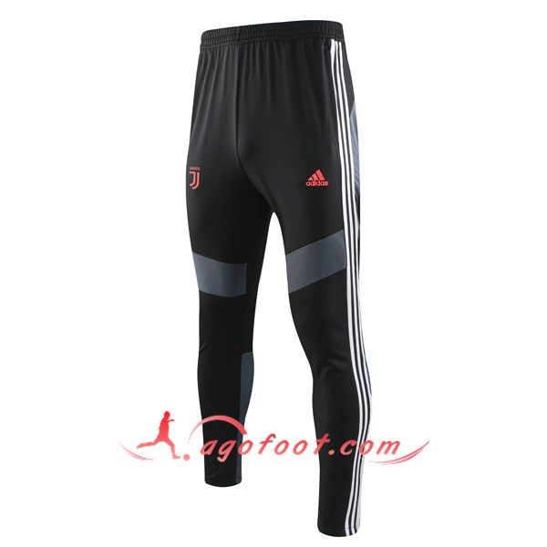 Nouveau Training Pantalon Juventus Noir Gris 19/20