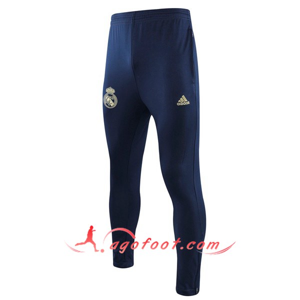 Nouveau Training Pantalon Real Madrid Bleu Saphir 19/20