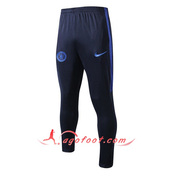 Nouveau Training Pantalon FC Chelsea Bleu Fonce 19/20