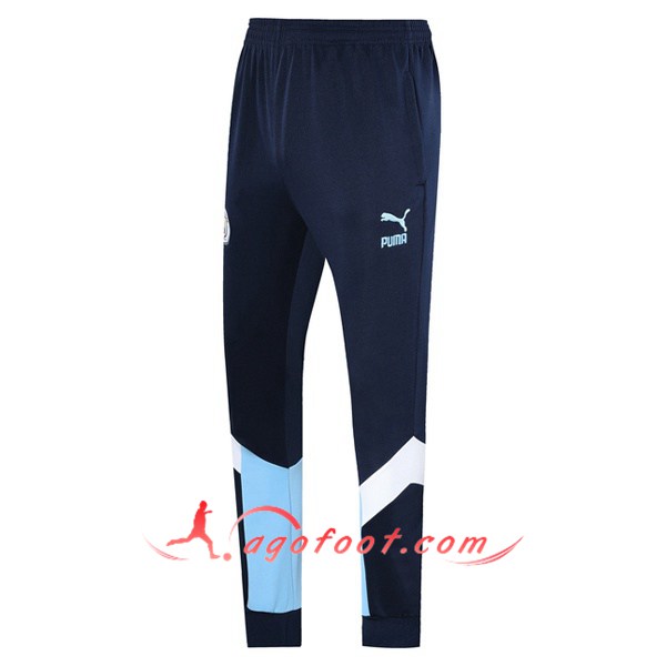 Nouveau Training Pantalon Manchester City Bleu Saphir 19/20