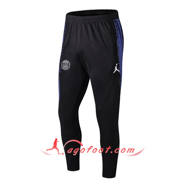 Nouveau Training Pantalon PSG Jordan Noir Bleu 19/20