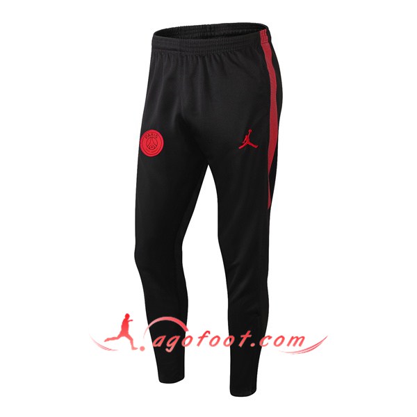 Nouveau Training Pantalon PSG Jordan Noir Rouge 19/20