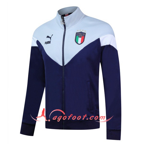 Nouveau Veste Foot Italie Bleu Saphir -1 19/20