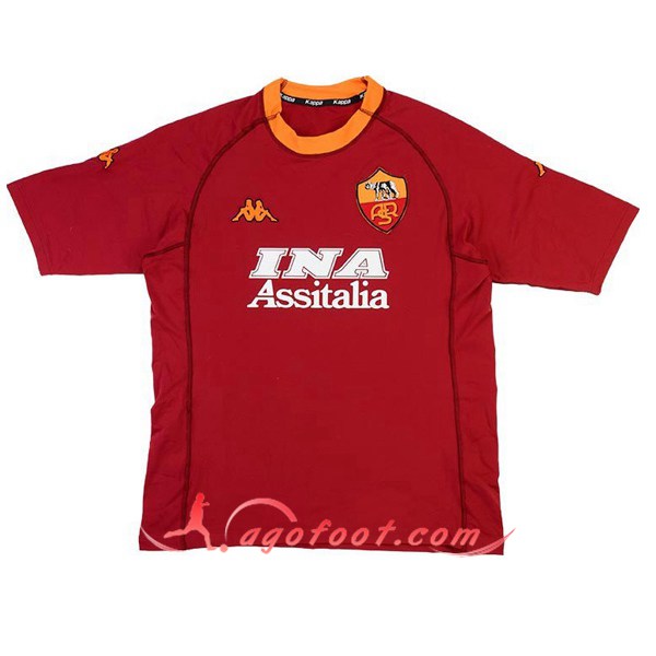 Maillot Retro AS Roma Domicile 2000/2001