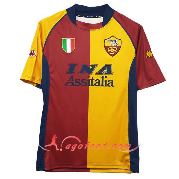 Maillot Retro AS Roma Domicile 2001/2002