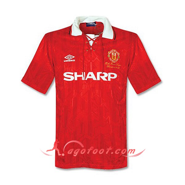 Maillot Retro Manchester United Domicile 1992/1994