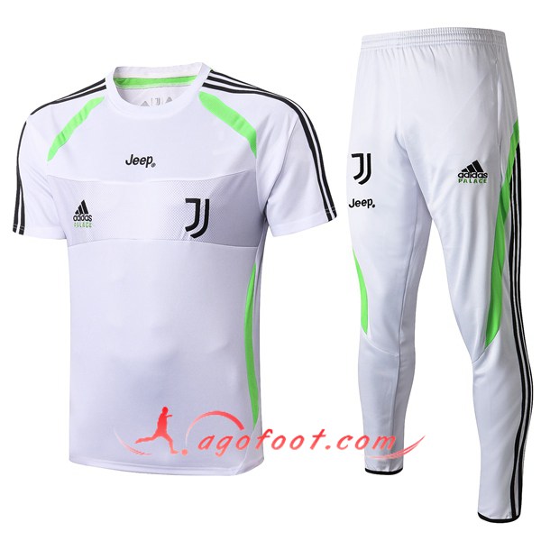 Training T-Shirts Juventus Adidas × Palace Collabore Edition + Pantalon Blanc 19/20