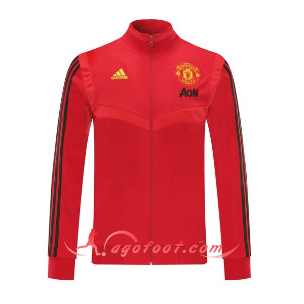 Nouveau Veste Foot Manchester United Rouge 19/20