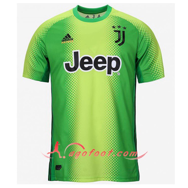 Maillot Foot Juventus Adidas × Palace Edition Gardien de but Vert Floqué 19/20
