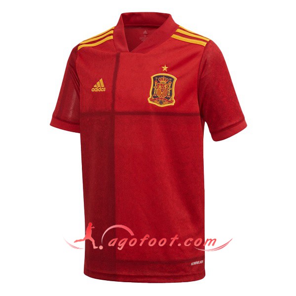 Maillot Equipe De Espagne Domicile Personnalisé Floqué 20/21