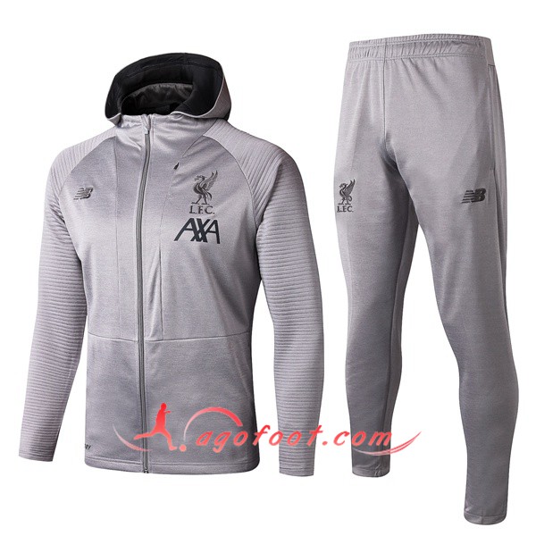 Nouveaux Ensemble Veste A Capuche Survetement Foot FC Liverpool