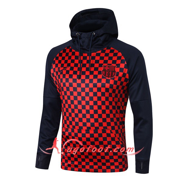 Nouveau Veste A Capuche FC Barcelone Rouge 19/20